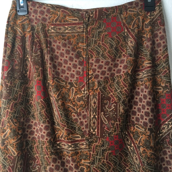 Vintage Paisley Skirt - Picture 3 of 7